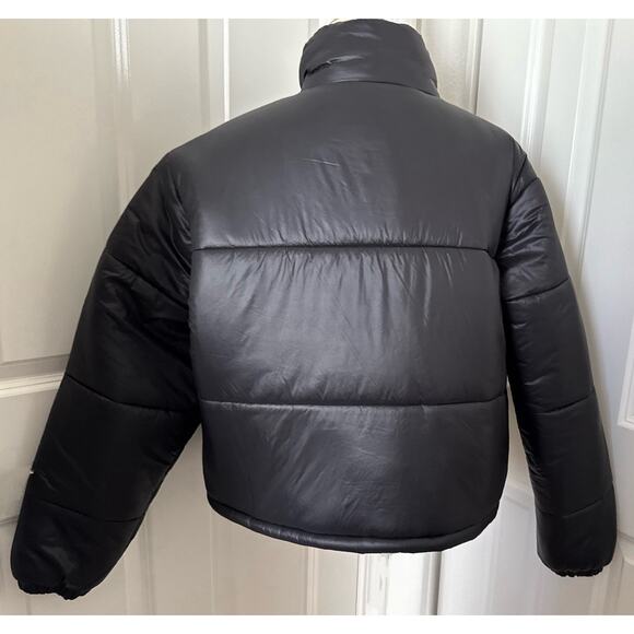 Sadie & Sage Black Puffer Black Jacket Women’s Small NWTs Fits Up To A Large - Picture 4 of 7
